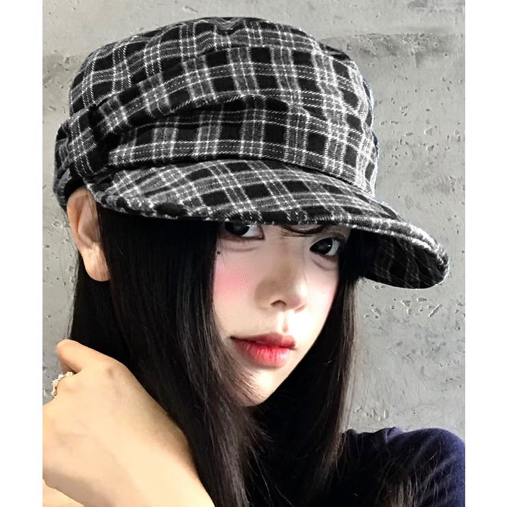 クラシカルマリンキャップレディースウールライクツイード調大人可愛いキャスケットハ… | SUNSHINE CLOSET | 詳細画像7 