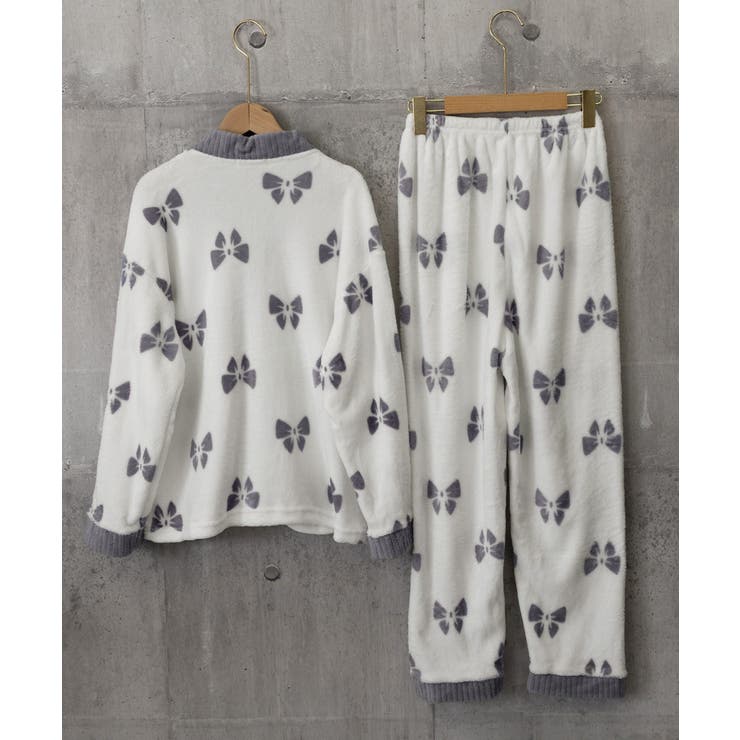 リボン柄 フリースルームウエア上下セット | SUNSHINE CLOSET | 詳細画像26 