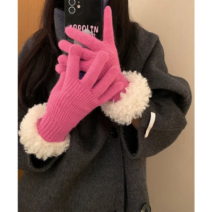 スマホ対応手袋 暖かい ボア袖グローブ冬 | SUNSHINE CLOSET | 詳細画像12 