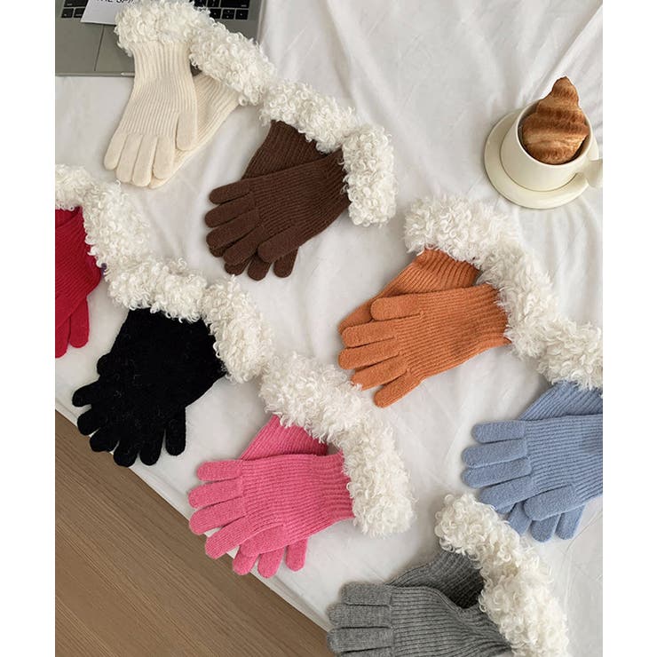 スマホ対応手袋 暖かい ボア袖グローブ冬 | SUNSHINE CLOSET | 詳細画像17 