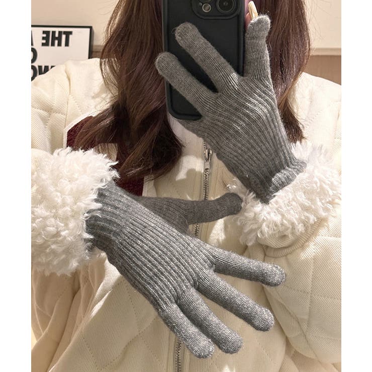 スマホ対応手袋 暖かい ボア袖グローブ冬 | SUNSHINE CLOSET | 詳細画像5 