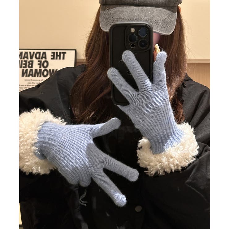 スマホ対応手袋 暖かい ボア袖グローブ冬 | SUNSHINE CLOSET | 詳細画像7 