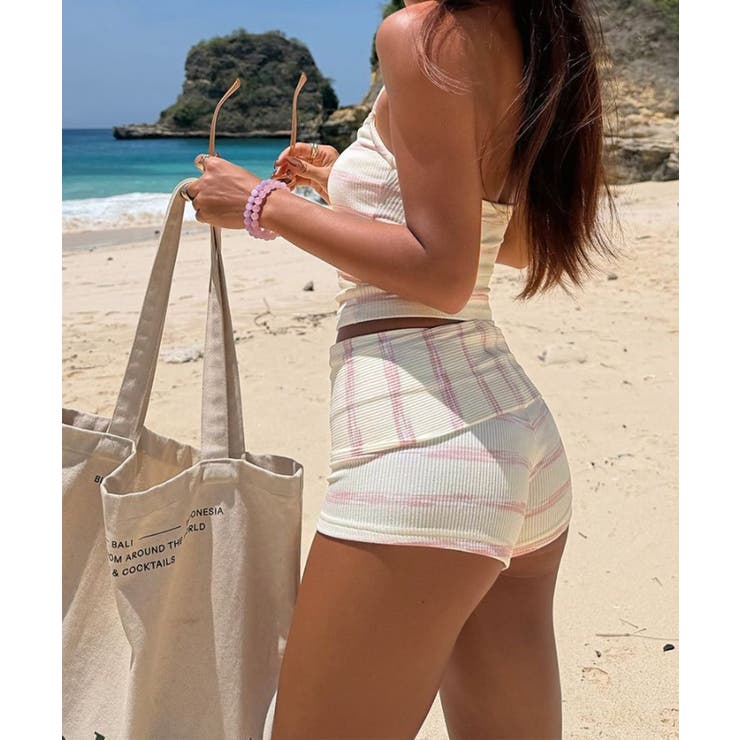 タンキニ風水着レディース ホルターネックビキニトップス ハイウエストショートパン… | SUNSHINE CLOSET | 詳細画像21 