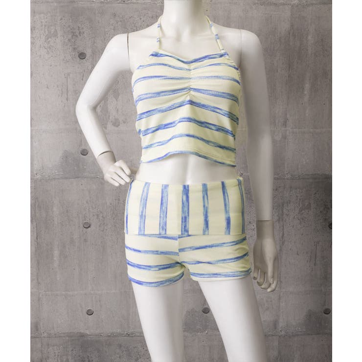 タンキニ風水着レディース ホルターネックビキニトップス ハイウエストショートパン… | SUNSHINE CLOSET | 詳細画像24 