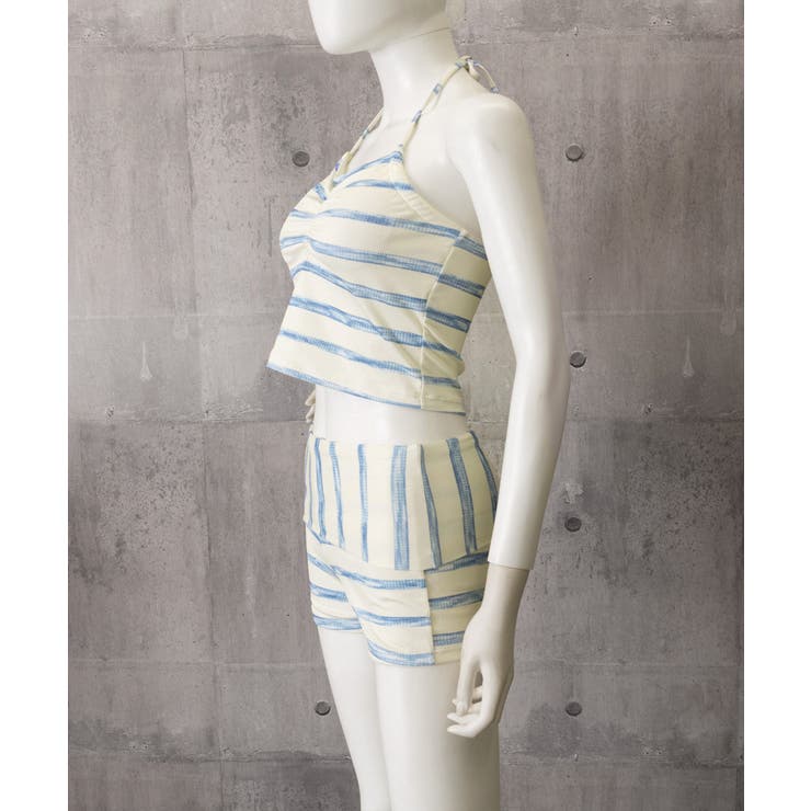 タンキニ風水着レディース ホルターネックビキニトップス ハイウエストショートパン… | SUNSHINE CLOSET | 詳細画像27 
