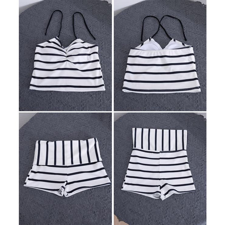 タンキニ風水着レディース ホルターネックビキニトップス ハイウエストショートパン… | SUNSHINE CLOSET | 詳細画像29 