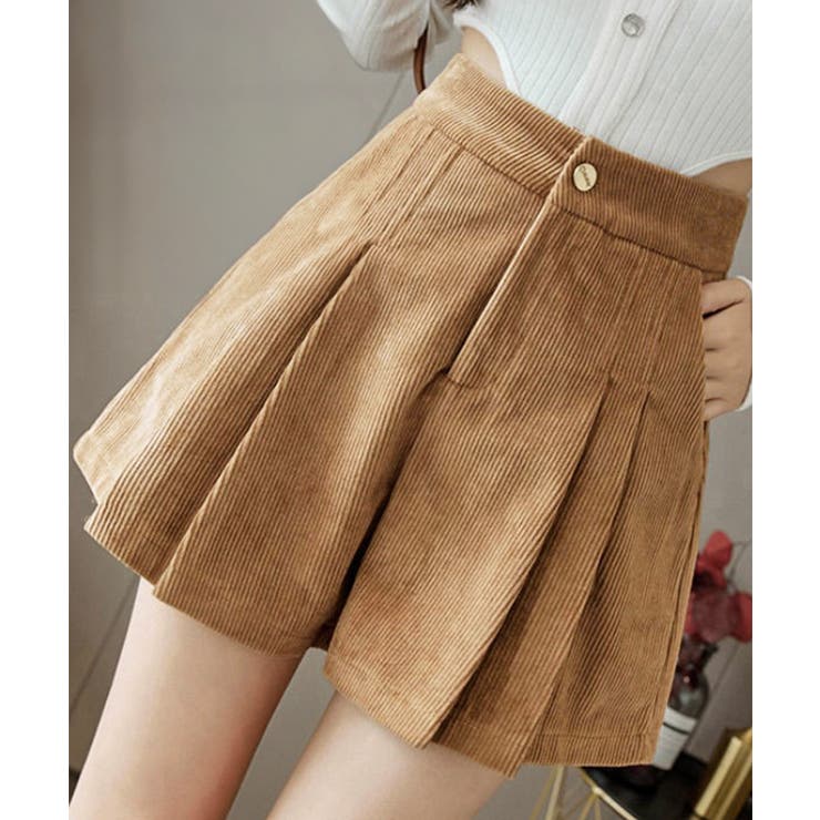 コーデュロイショートパンツ ハイウエスト | SUNSHINE CLOSET | 詳細画像1 