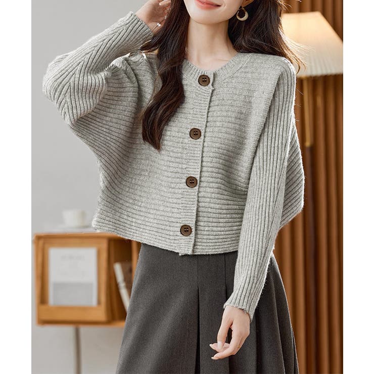 ドルマンニットトップス ショート丈ニット | SUNSHINE CLOSET | 詳細画像1 