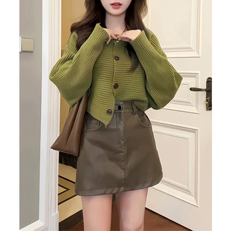 ドルマンニットトップス ショート丈ニット | SUNSHINE CLOSET | 詳細画像14 