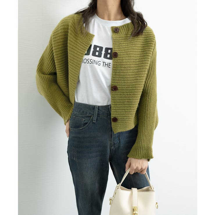 ドルマンニットトップス ショート丈ニット | SUNSHINE CLOSET | 詳細画像18 