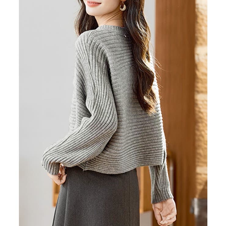 ドルマンニットトップス ショート丈ニット | SUNSHINE CLOSET | 詳細画像2 