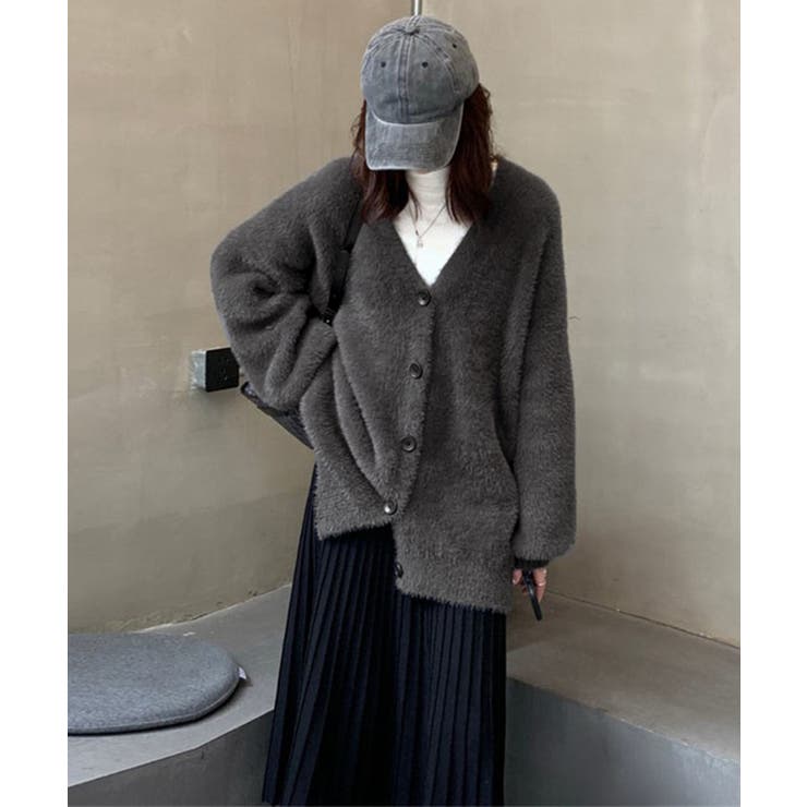 ふわふわシャギーニットカーディガン韓国風 | SUNSHINE CLOSET | 詳細画像10 