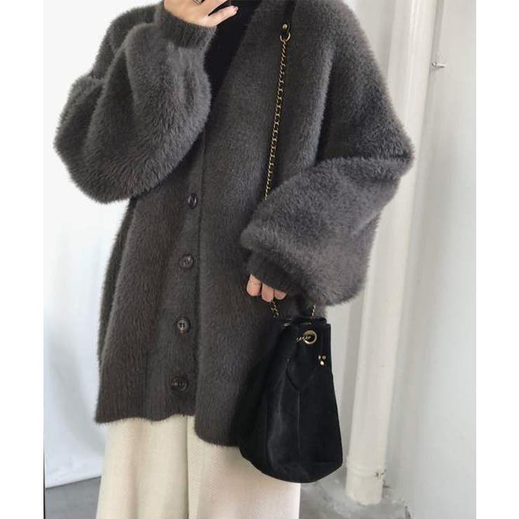 ふわふわシャギーニットカーディガン韓国風 | SUNSHINE CLOSET | 詳細画像12 