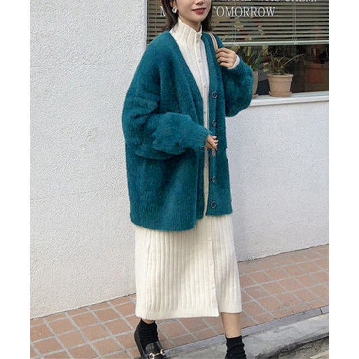 ふわふわシャギーニットカーディガン韓国風 | SUNSHINE CLOSET | 詳細画像14 