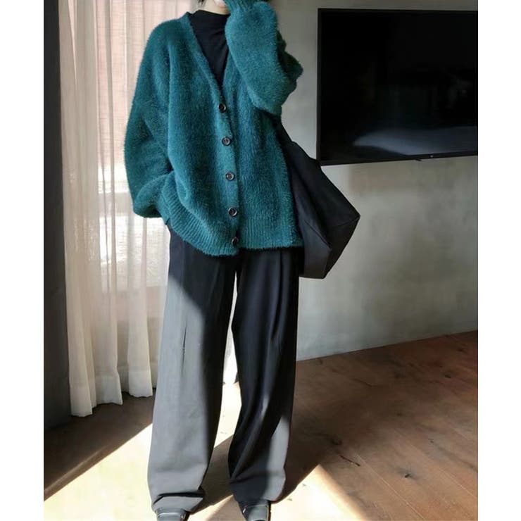 ふわふわシャギーニットカーディガン韓国風 | SUNSHINE CLOSET | 詳細画像16 