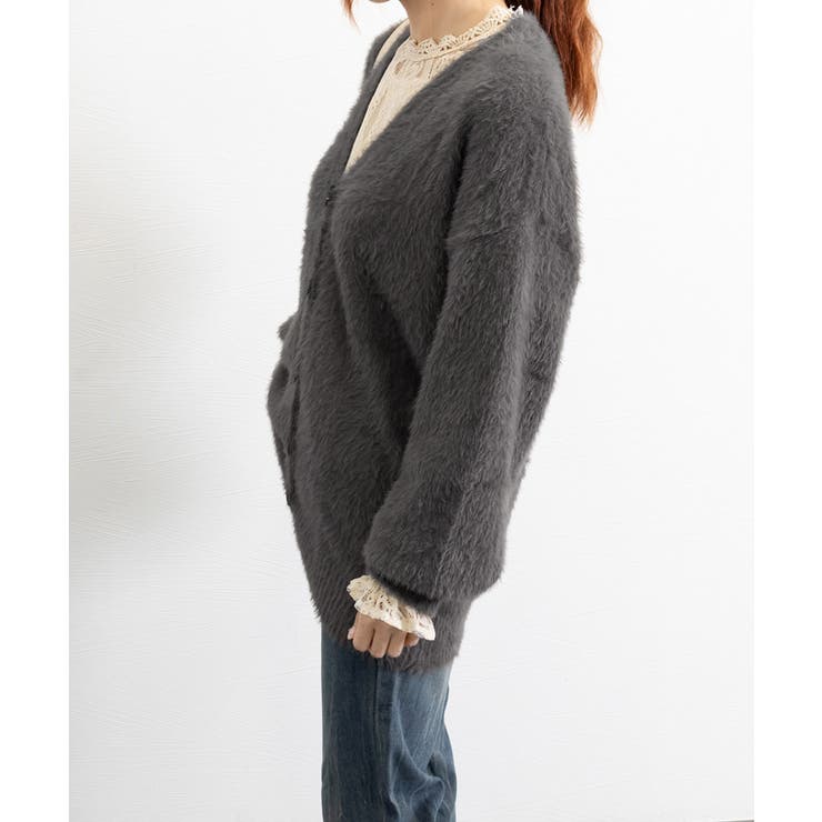 ふわふわシャギーニットカーディガン韓国風 | SUNSHINE CLOSET | 詳細画像21 