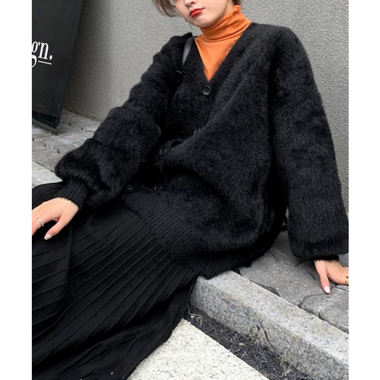 ふわふわシャギーニットカーディガン韓国風 | SUNSHINE CLOSET | 詳細画像7 