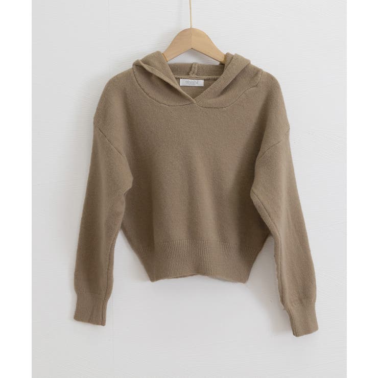 ニットパーカーフード付き ニットセーター | SUNSHINE CLOSET | 詳細画像22 