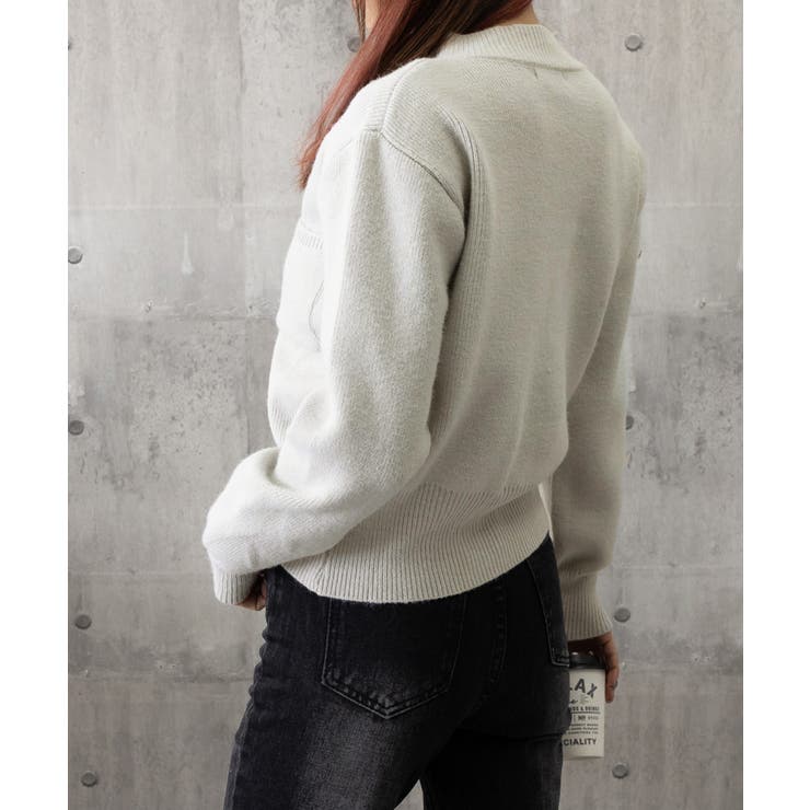 ショート丈ニットカーディガンポケット付き | SUNSHINE CLOSET | 詳細画像15 