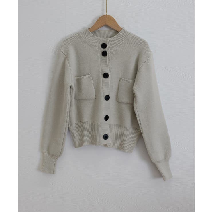 ショート丈ニットカーディガンポケット付き | SUNSHINE CLOSET | 詳細画像18 