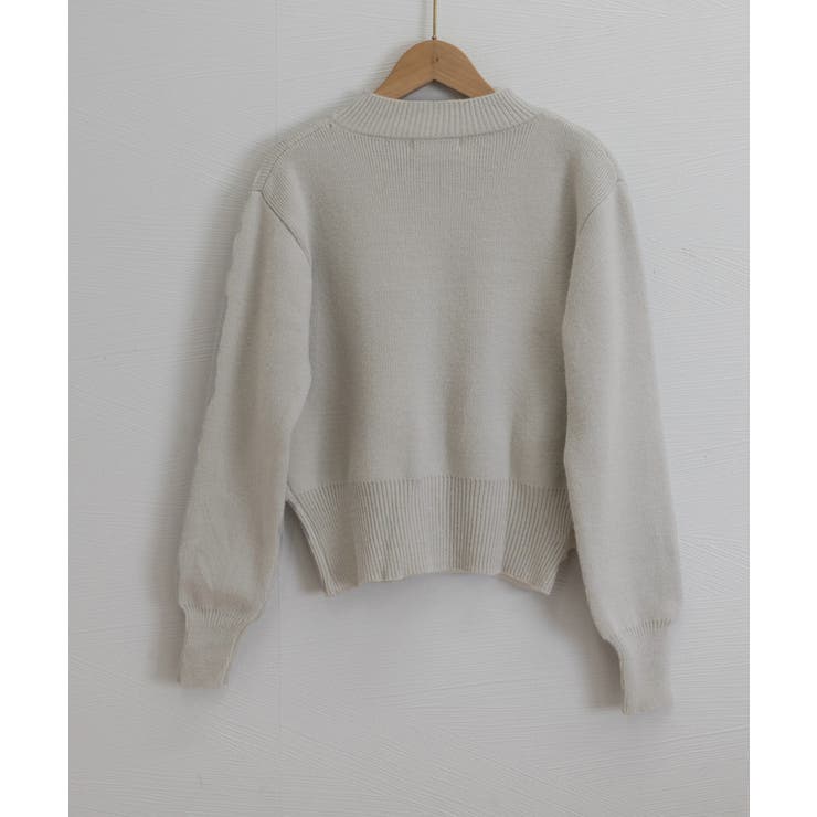 ショート丈ニットカーディガンポケット付き | SUNSHINE CLOSET | 詳細画像19 