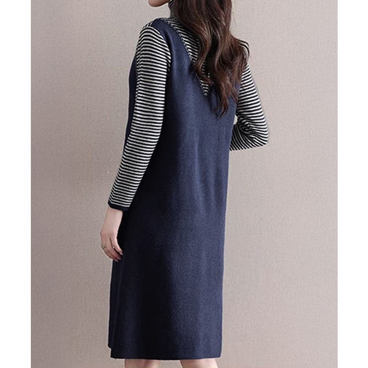 レイヤード風ニットワンピース レディース | SUNSHINE CLOSET | 詳細画像13 