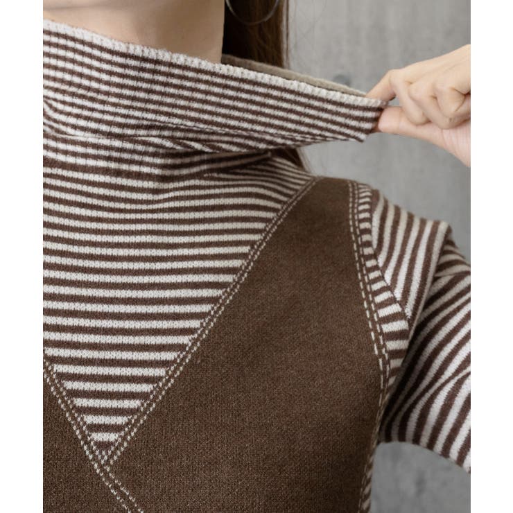 レイヤード風ニットワンピース レディース | SUNSHINE CLOSET | 詳細画像19 