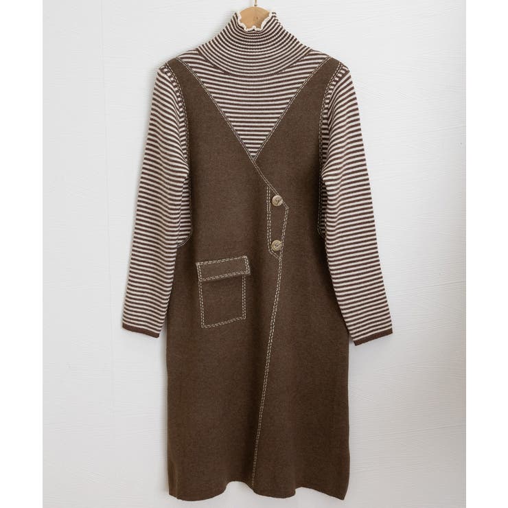 レイヤード風ニットワンピース レディース | SUNSHINE CLOSET | 詳細画像20 