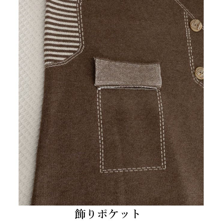 レイヤード風ニットワンピース レディース | SUNSHINE CLOSET | 詳細画像23 