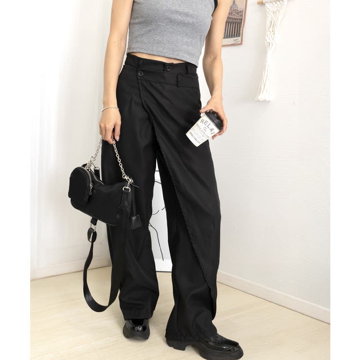 ウエストラップスラックスパンツレディース | SUNSHINE CLOSET | 詳細画像5 