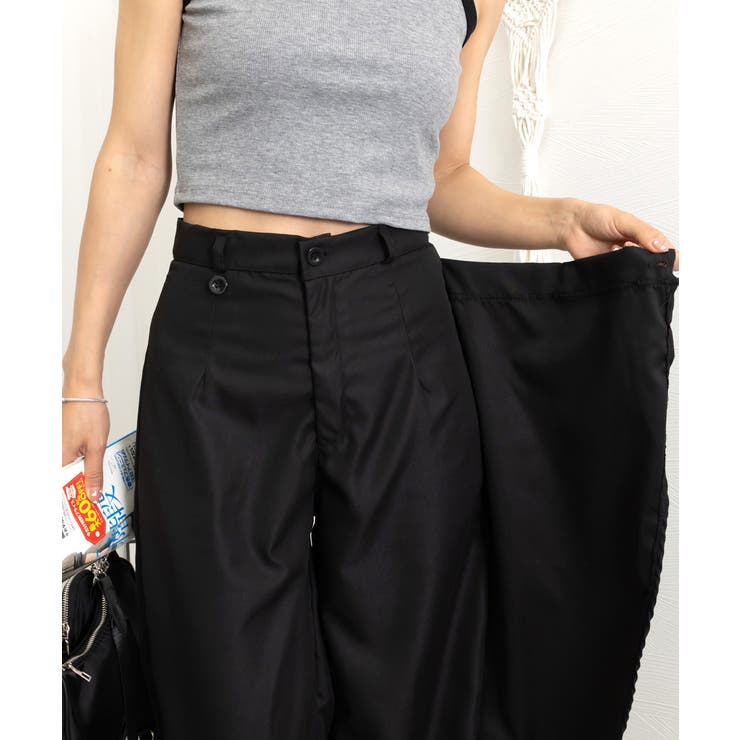 ウエストラップスラックスパンツレディース | SUNSHINE CLOSET | 詳細画像7 