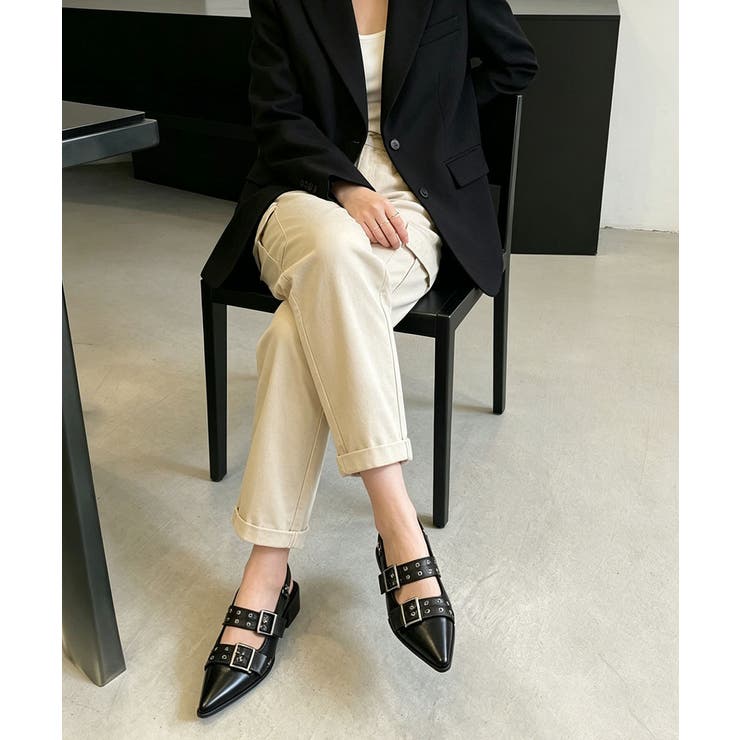 チャンキーヒールパンプスレディース 歩きやすいバックストラップパンプスモード系バ… | SUNSHINE CLOSET | 詳細画像12 
