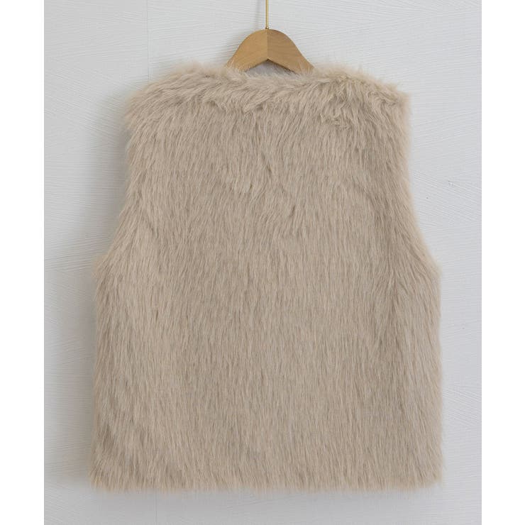 フェイクファーベスト ふわふわファージレ | SUNSHINE CLOSET | 詳細画像19 