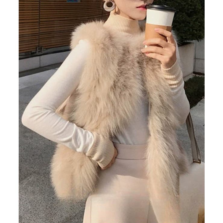 フェイクファーベスト ふわふわファージレ | SUNSHINE CLOSET | 詳細画像2 