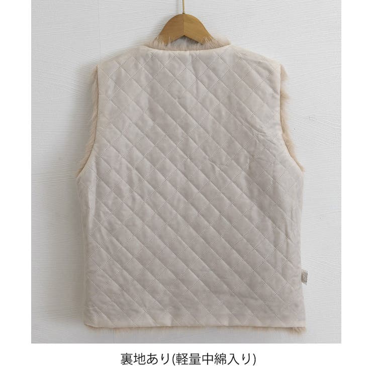 フェイクファーベスト ふわふわファージレ | SUNSHINE CLOSET | 詳細画像21 