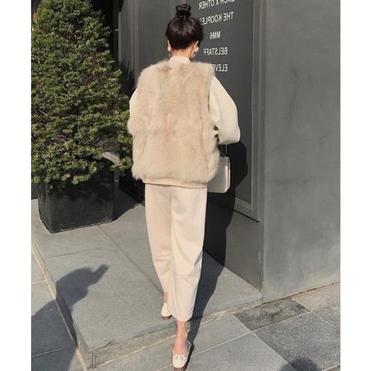 フェイクファーベスト ふわふわファージレ | SUNSHINE CLOSET | 詳細画像6 