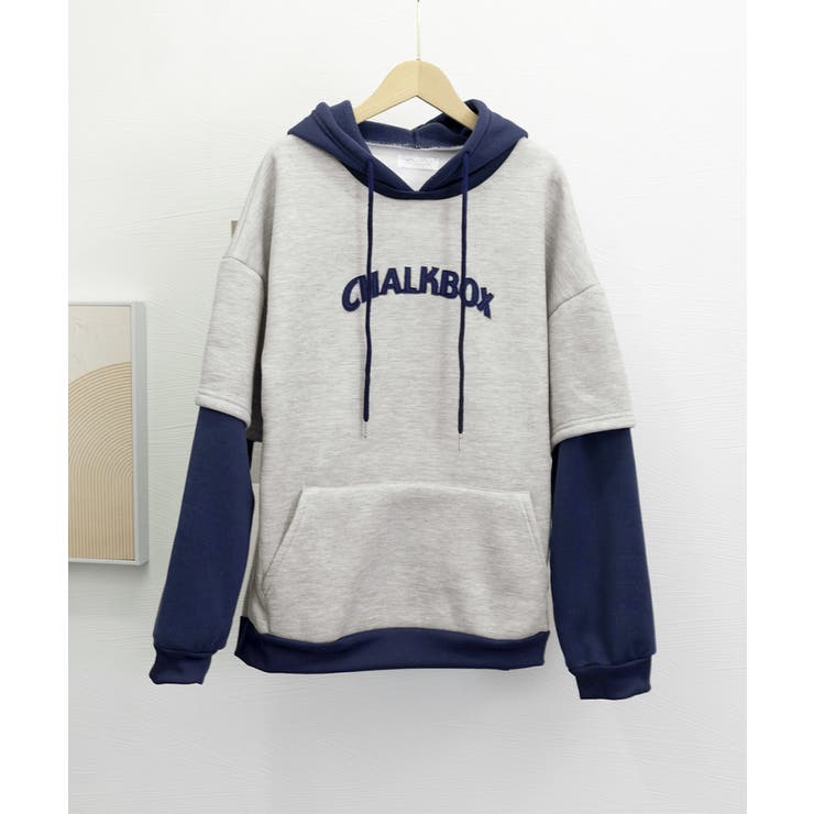 裏起毛 レイヤード風 パーカーレディース | SUNSHINE CLOSET | 詳細画像18 