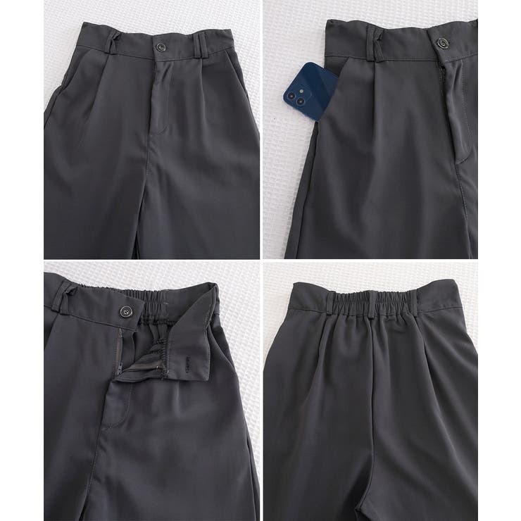 ハイウエスト美脚脚長ロングパンツ 上品イージーパンツ 細見えスラックスきれいめス… | SUNSHINE CLOSET | 詳細画像25 