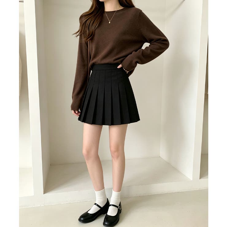 ベーシックニットカットソー きれいめ シンプルニットインナー | SUNSHINE CLOSET | 詳細画像25 