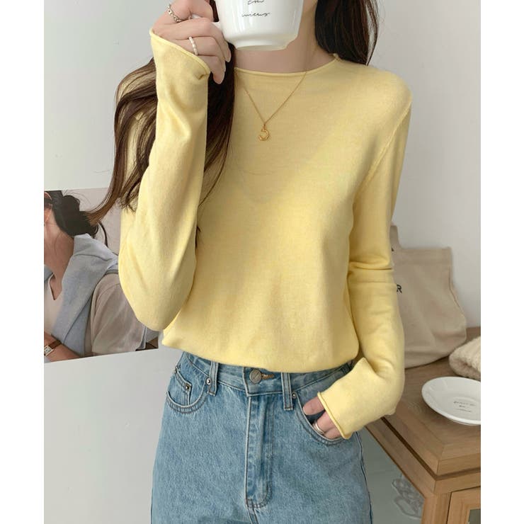 ベーシックニットカットソー きれいめ シンプルニットインナー | SUNSHINE CLOSET | 詳細画像4 