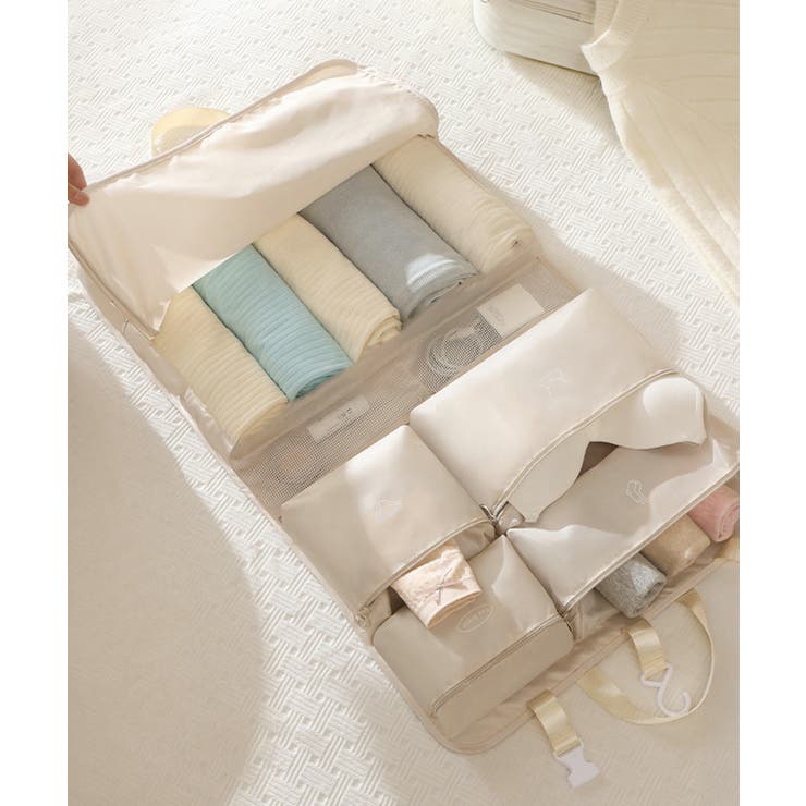 トラベルポーチ吊り下げランジェリーポーチ | SUNSHINE CLOSET | 詳細画像1 