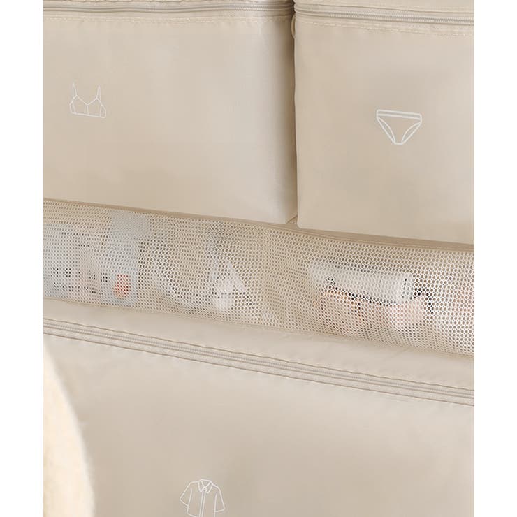 トラベルポーチ吊り下げランジェリーポーチ | SUNSHINE CLOSET | 詳細画像4 