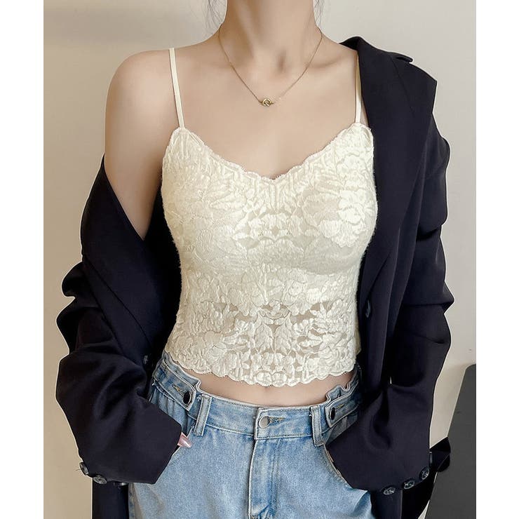 レディース ノンワイヤーブラキャミ 締め付けない | SUNSHINE CLOSET | 詳細画像1 