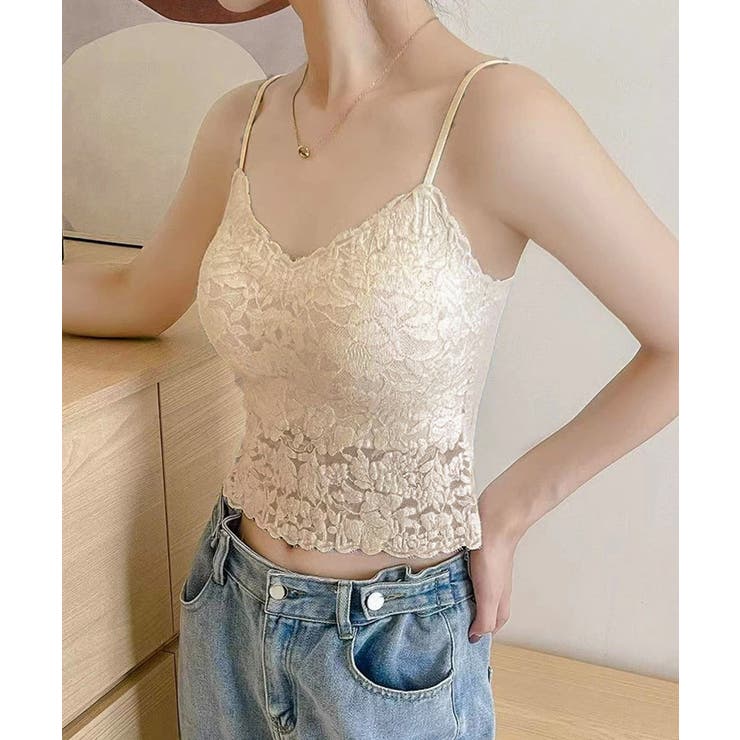 レディース ノンワイヤーブラキャミ 締め付けない | SUNSHINE CLOSET | 詳細画像4 