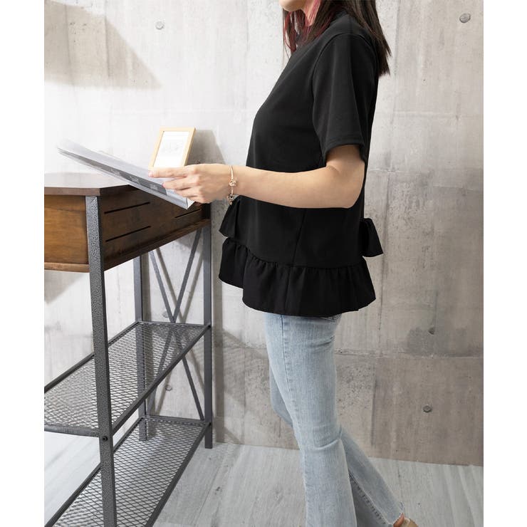 アシンメトリーフリルtシャツ 異素材夏服 | SUNSHINE CLOSET | 詳細画像15 