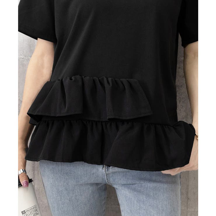 アシンメトリーフリルtシャツ 異素材夏服 | SUNSHINE CLOSET | 詳細画像17 