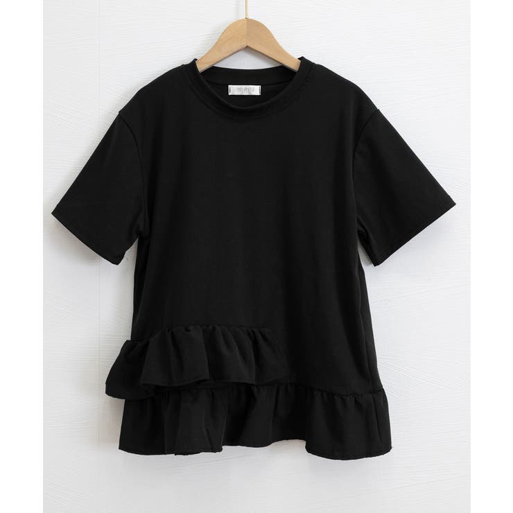 アシンメトリーフリルtシャツ 異素材夏服 | SUNSHINE CLOSET | 詳細画像18 