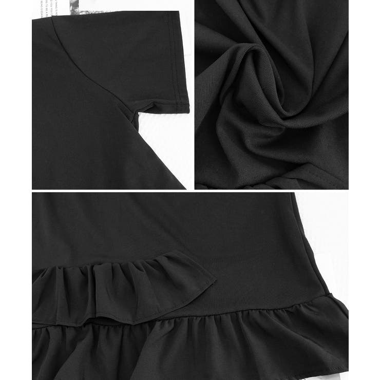 アシンメトリーフリルtシャツ 異素材夏服 | SUNSHINE CLOSET | 詳細画像20 