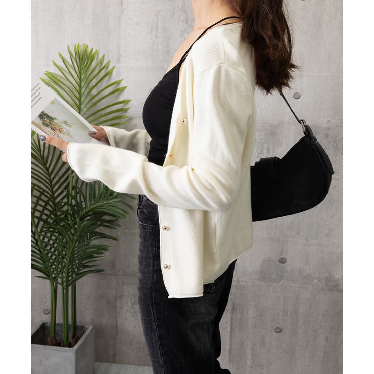 Vネック ニットカーディガン韓国風ニット | SUNSHINE CLOSET | 詳細画像20