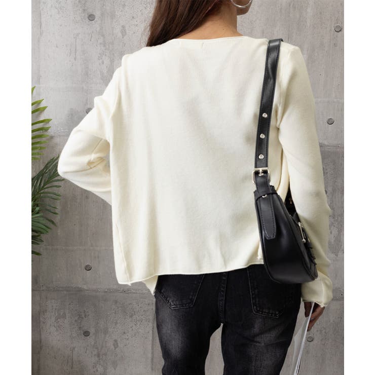 Vネック ニットカーディガン韓国風ニット | SUNSHINE CLOSET | 詳細画像21